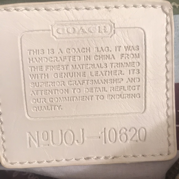 Coach Bag White Straps - Picture 6 of 16